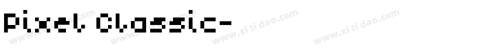 Pixel Classic字体转换